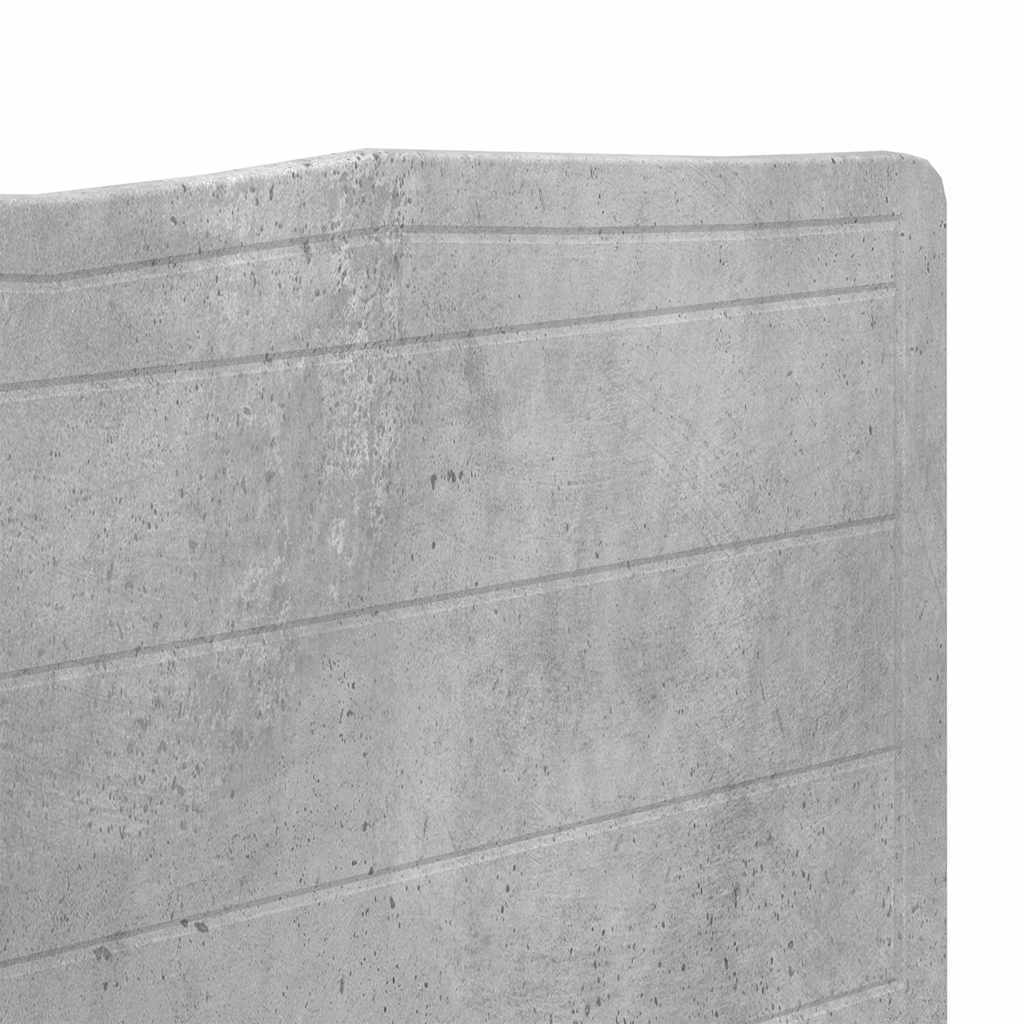 Headboard Concrete Grey 150 cm Engineered wood