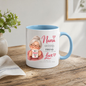 Family Mug "Nana A LITTLE BIT GRANDMA A LITTLE BIT FRIEND A WHOLE LOT OF Love" Sweet Grandma 325ml Ceramic Coffee Mug – Heartwarming Nana Tea Cup with Smiling Grandma & Mini Mug Graphic Gift | Available in Multicolours | Fast Dispatch by UK Seller (M3012)