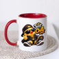 Skateboard Mug "Just Chill Cool Duck" Just Chill 325ml Ceramic Coffee Mug – Cool Skater Duck in Black Hoodie, Cap, Sunglasses & Gold Crown Chain With Skateboard Fun Gift For Skaters Friends | Available in Multicolours | Fast Dispatch by UK Seller (M3252)