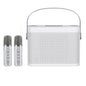Portable HiFi Wireless Karaoke Speaker with 2 Wireless Microphones | DSP Audio LED Light Bluetooth PA Party Speaker