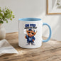 Funny Mug Highland Cow "Where's My V" Coffee Mug - Sarcastic Meme Animal Ceramic Tea Cup & Novelty Gift 350ml | Available in Multicolours | Fast Dispatch by UK Seller (M1205)