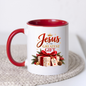 Christmas Mug "Jesus Is The Greatest Gift John 3:16" Jesus Is The Greatest Gift 325ml Ceramic Coffee Mug – Festive Christian Typography Mug With Gift Box Crown Holiday Gift | Available in Multicolours | Fast Dispatch by UK Seller (M3317)