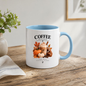 Cozy Autumn Pumpkin Spice Latte Mug "Coffee Weather: Same Mood Different Season" Graphic 325ml Ceramic Coffee Cup Autumn Drink with Whipped Cream Novelty Tea Cup | Cozy Fall Gift for Coffee Lovers | Available in Multicolours | Fast Dispatch (M3132)