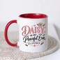 Personalized Name Mug "Daisy In My Peaceful Era Allegedly" Daisy In My Peaceful Era Allegedly 325ml Ceramic Coffee Mug – Custom Name Typography Slogan with Daisy Flower & Leaf Flourishes | Funny Gift | Fast Dispatch by UK Seller (M3424)