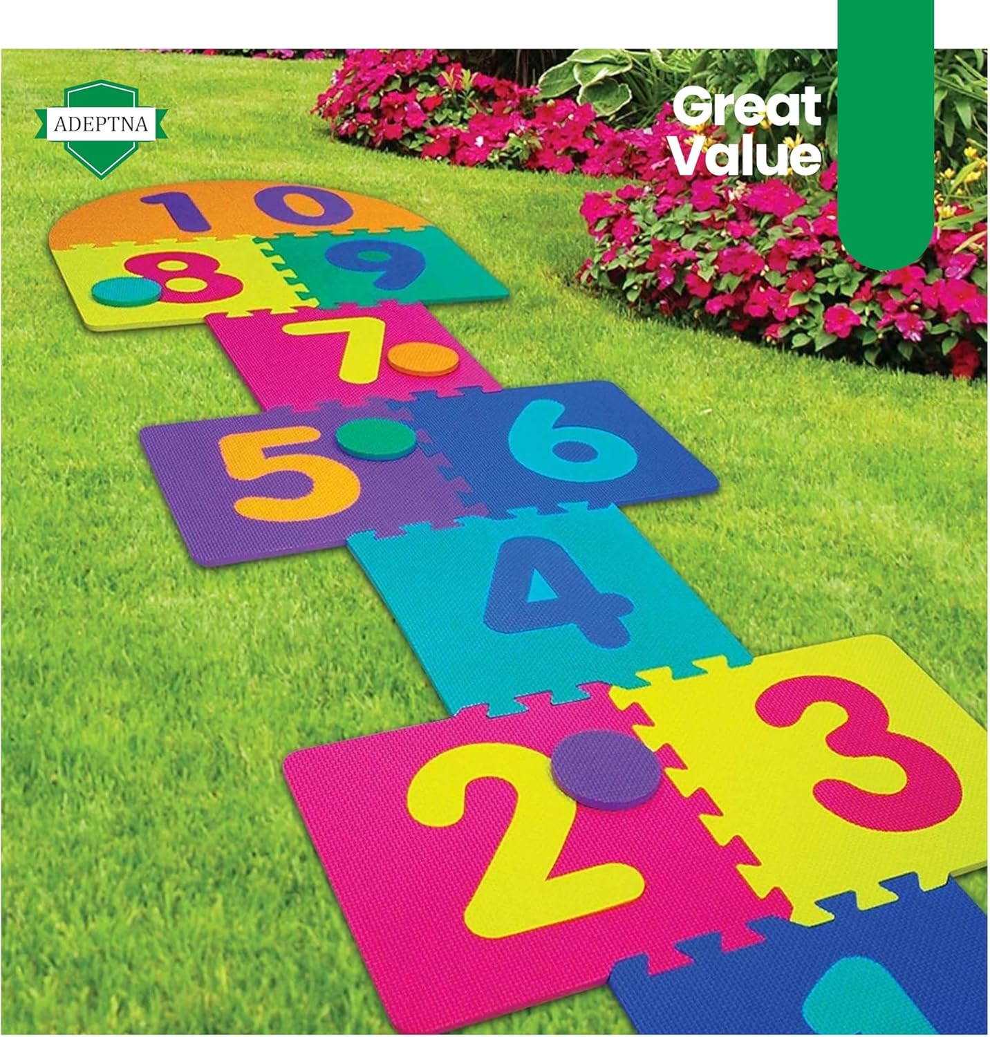 Puzzle Matte for Family Garden Games – The Original Playground game for all ages