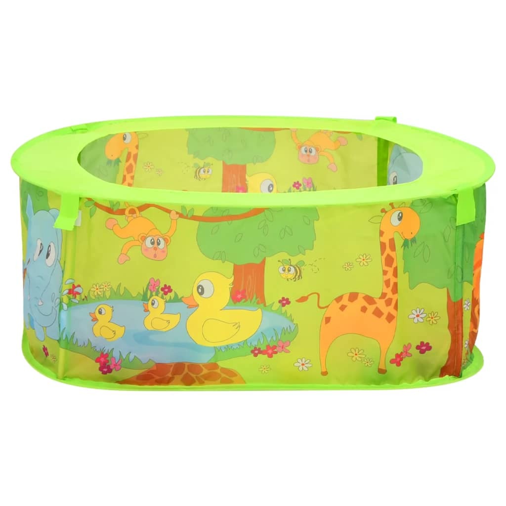 Ball Pool with 50 Balls for Kids 75x75x32 cm