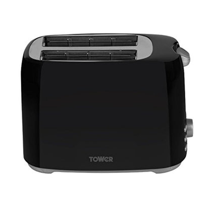Tested Tower T20013 2 Slice Toaster 750W – Black
