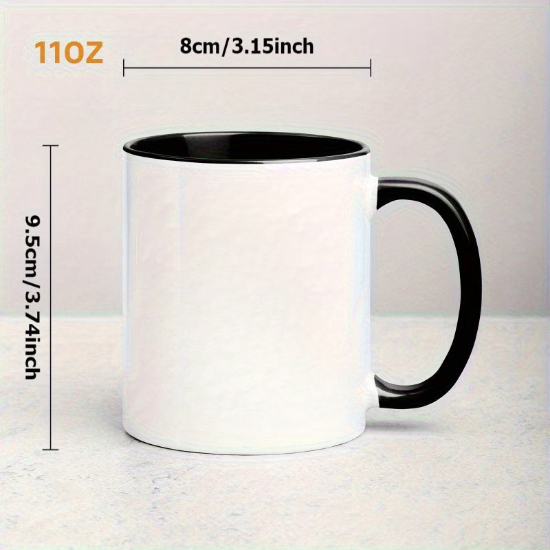Personalized "Beer Lover Guy" Cartoon Beer Ceramic Coffee Mug – Custom Name Drinking & Pub Novelty Cup (M1105)