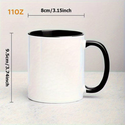 Personalized "Beer Lover Guy" Cartoon Beer Ceramic Coffee Mug – Custom Name Drinking & Pub Novelty Cup (M1105)