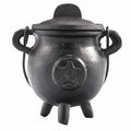 Cast Iron Cauldron with Pentagon 6.5x13cm - Per case: 1 unit