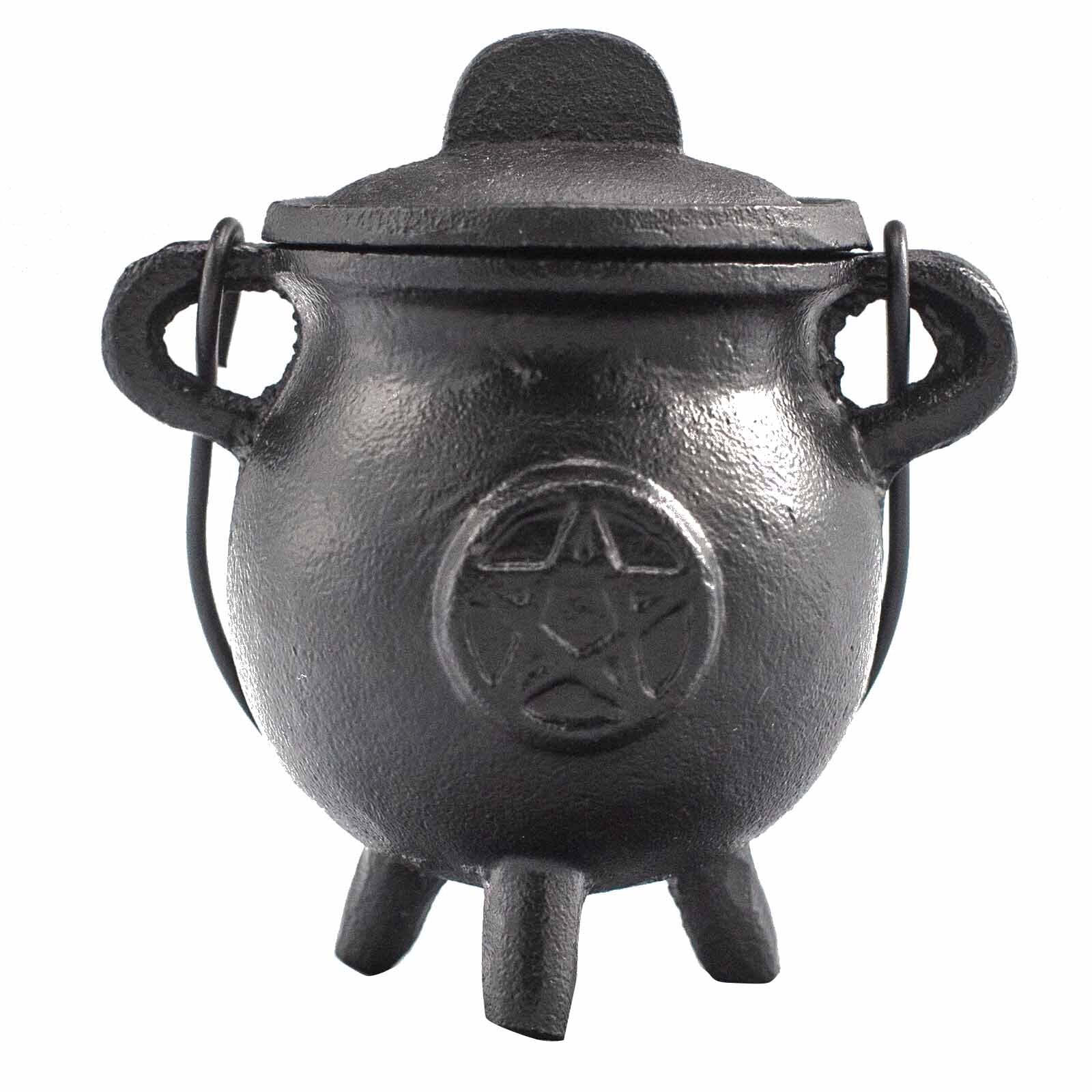 Cast Iron Cauldron with Pentagon 6.5x13cm - Per case: 1 unit