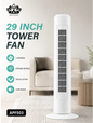 29 inch Tower Fan – Sleek Cooling for Modern Homes
