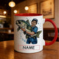 Personalized "Big Catch Fisherman" Ceramic Coffee Mug – Custom Name Fishing & Angler Novelty Cup (M1098)