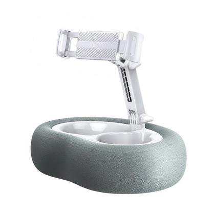 Cozy Lap Cushion Tray Bed Sofa Desk Phone Tablet Holder with Snack Bowls H114