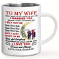 Romantic "To My Wife" Ceramic Coffee Mug – Sentimental Love & Anniversary Gift Novelty Cup (M1099)