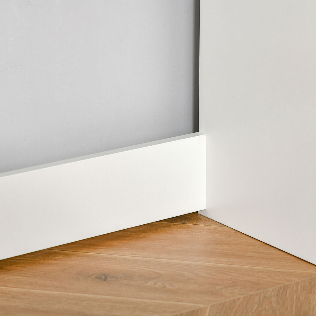 Compact Computer Table with Keyboard Tray Drawer White