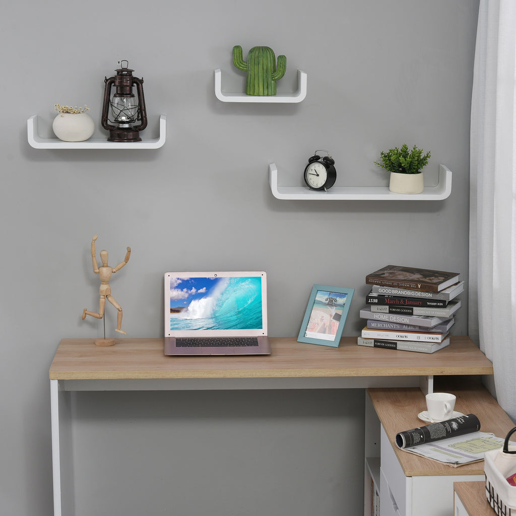2-Tier Bedside Table Storage Cabinet w/ Removable Shelf HOMCOM