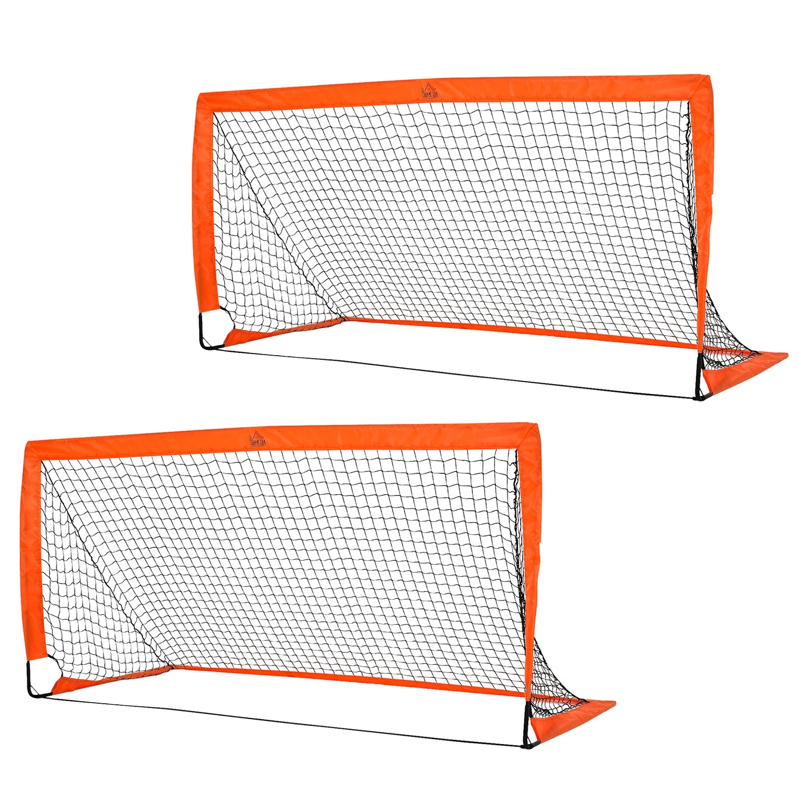 Football Goal Folding Outdoor with All Weather Net Kids Adults 6'x3' HOMCOM