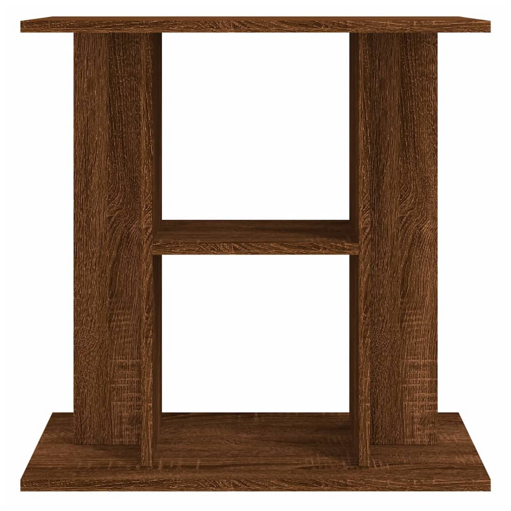 Aquarium Stand Brown Oak 60x30x60 cm Engineered Wood