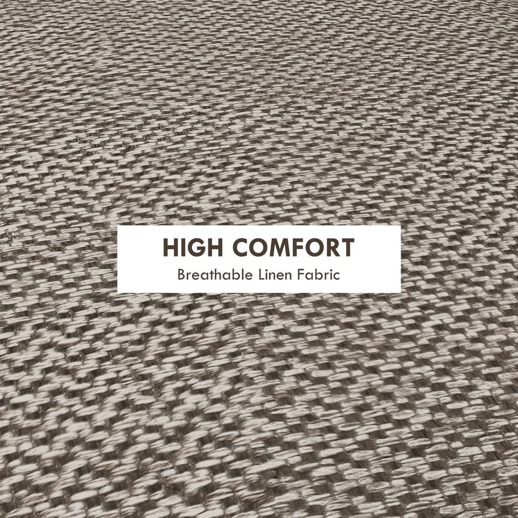 HOMCOM Storage Ottoman, Round Stool Chair with Cushioned Top, Hidden Space