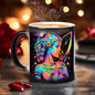Magic Heat-Changing "Sagittarius Zodiac" Color-Revealing Ceramic Coffee Mug – Celestial Astrology & Star Sign Novelty Cup (M1084)