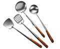 4 Pcs Kitchen Utensil Sets Non-Stick Long Shank Matter Mixture Shovel Dinnerware