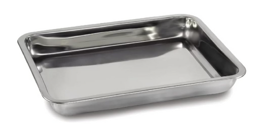 3 Pcs Stainless Steel Oven Tray-Roasting Dish-Oven BBQ Tray-Sheet PAN-Oven Dish