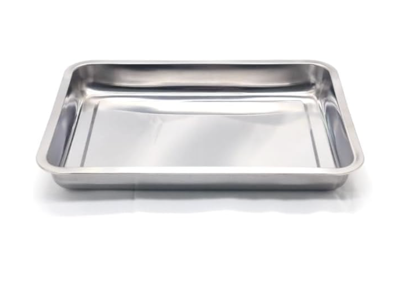 3 Pcs Stainless Steel Oven Tray-Roasting Dish-Oven BBQ Tray-Sheet PAN-Oven Dish