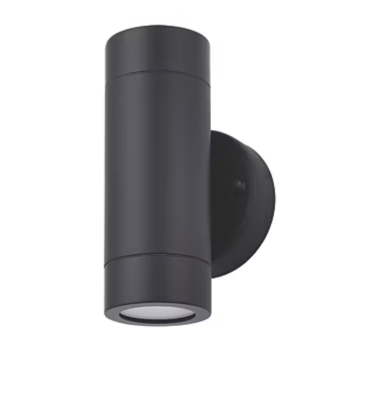 SAXBY Palin 2LT Wall Outdoor Up & Down Wall Light Black 167