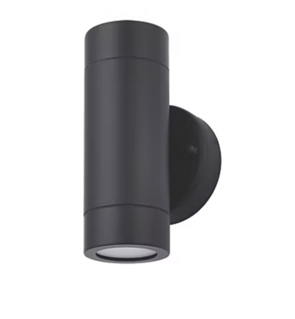 SAXBY Palin 2LT Wall Outdoor Up & Down Wall Light Black 167