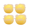 KITOSUN Flameless Floating LED Candles Lights 3inch Battery Operated Water Activated Flicker LED Tealights for Wedding Centerpieces Vase Pool Decor Natural Wax