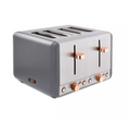 Cavaletto 4 Slice Stainless Steel Toaster