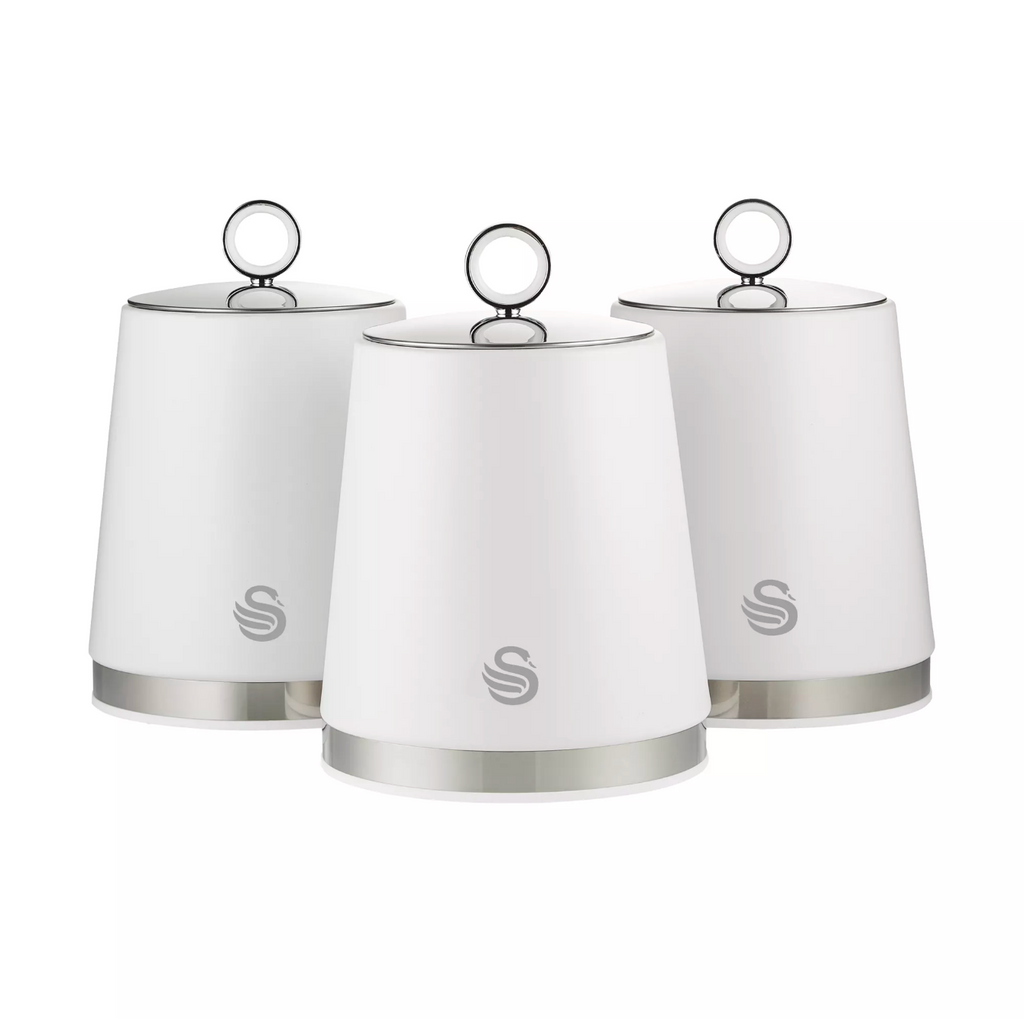 Swan Serenity Set of 3 Canisters