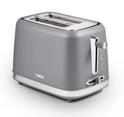 Tested Tower Odyssey 2 Slice Toaster - Grey