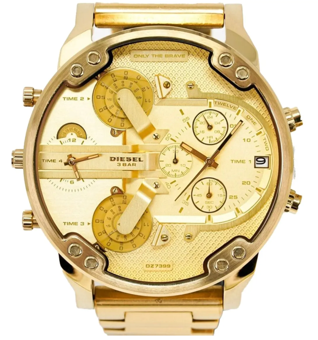 Diesel DZ7399 Mr Daddy 2.0 Yellow Gold Men's Watch