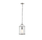 Lambeth - 70323 - Satin Nickel Clear Glass Ceiling Pendant Light
