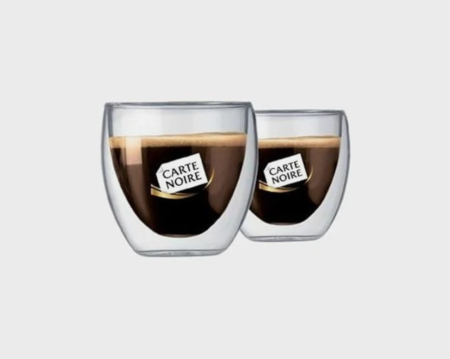 2pc Bodum Double Wall Glass Cups Insulated Hot Coffee, Cold Drinks Glasses 250ml
