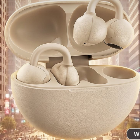 Ven-Dens OWS Open-Ear Wireless Earbuds with Ergonomic Earhooks – Model VD-BT055