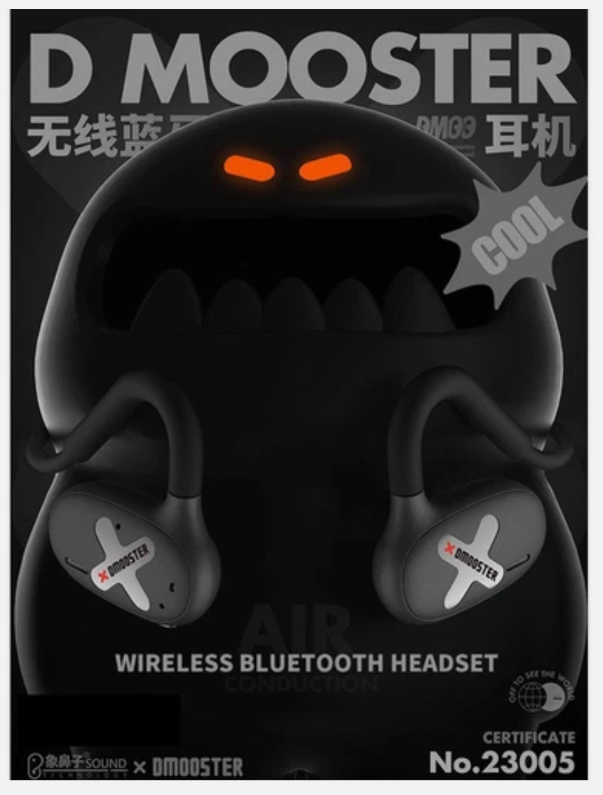 Dmooster D24 Bluetooth Air conduction Earphones with Magnetic Charging IPX6 Waterproof