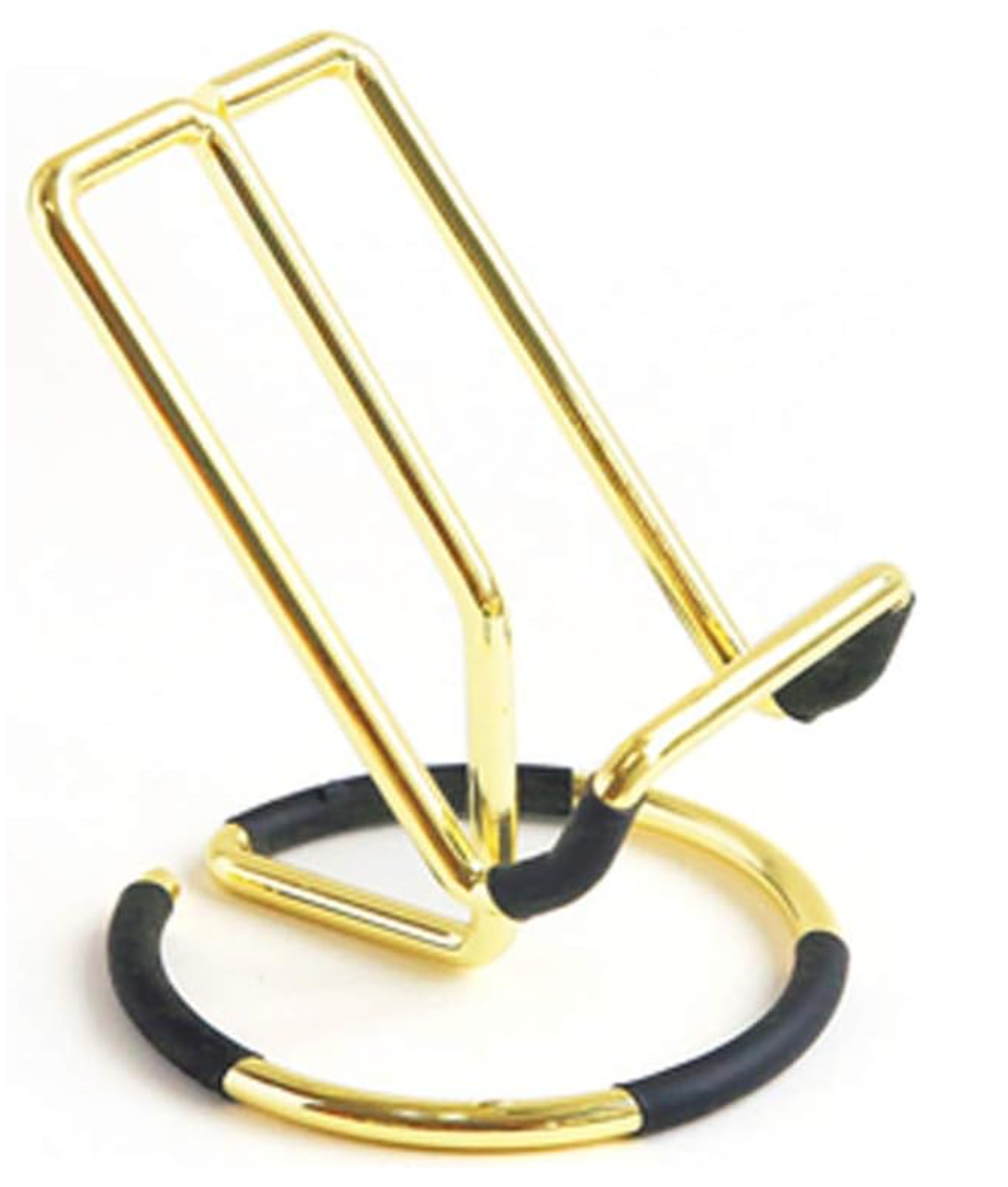 Gold Phone Stand Phone Holder Stand Dock - Metal Desktop Holder Stand for iPhone 12 Mini, 12 Pro Max, 11 Pro, XR X XS 8 7 6 Plus, HUAWEI, Galaxy S10 S9 S8 and more