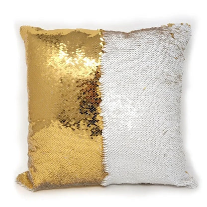 Personalized 40x40cm Magic Sequin Cushion | Reveal Your Custom Photo & Sparkle (P1002)