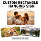 Custom Hanging Wood Frame | Customise with Your Favourite Photos & Family