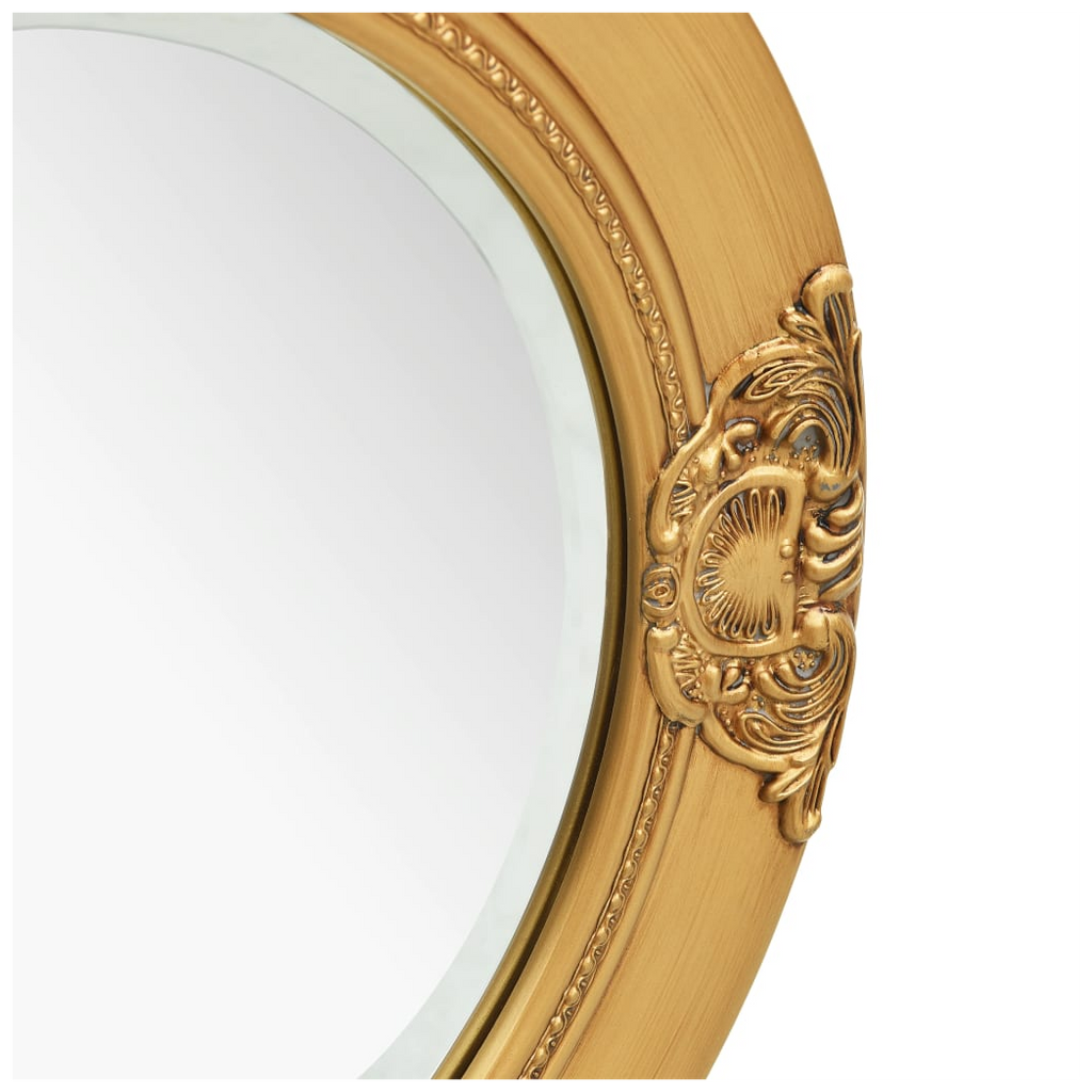 Wall Mirror Baroque Style 50 cm Gold