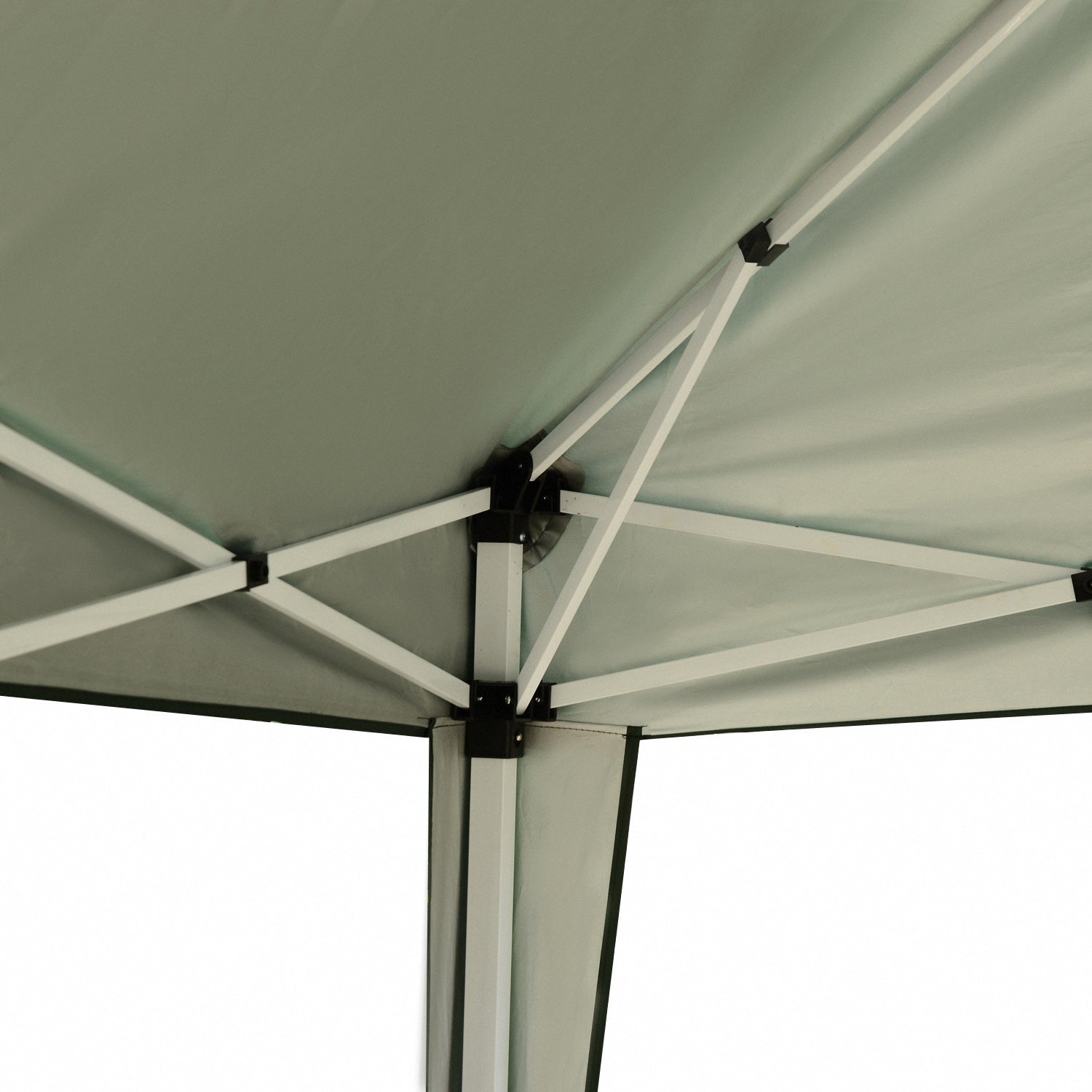 3x3 m Heavy Duty Pop Up Gazebo, 210 D Oxford Cloth-Green