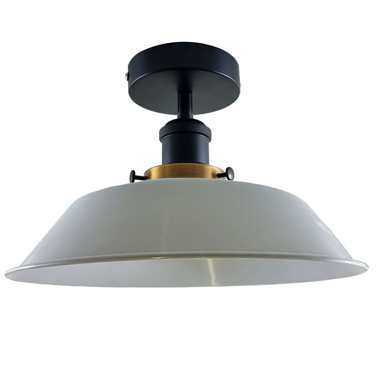 Modern Industrial Ceiling Light Fitting Flush Mount Metal Light