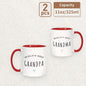 "World's Best Grandpa & Grandma" Matching Ceramic Coffee Mug Set – Cute Grandparents Appreciation & Family Novelty Cup Set (M1135)