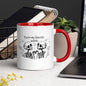 Cute "You're My Favorite Weirdo" Skeletons Ceramic Coffee Mug – Romantic & Spooky Couple Novelty Cup with Black Accent (M1108)