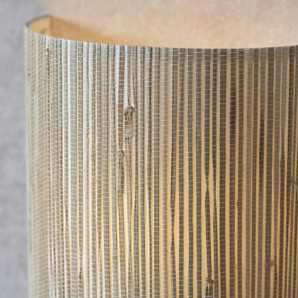 Wall Light Matt black & Natural seagrass 205