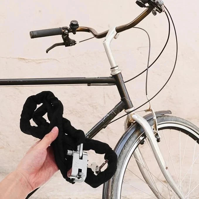 Heavy duty Bike Lock with Anti-Theft Chain (2 Pcs) With Case UK