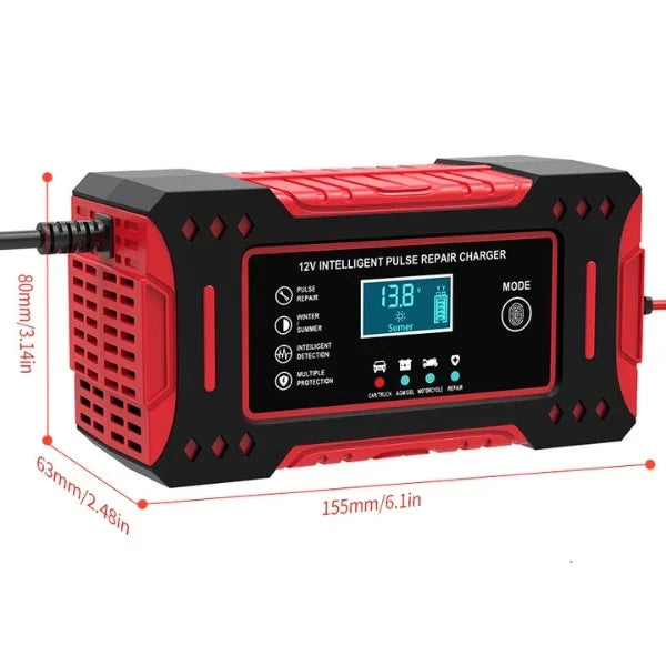 Car Battery Charger, 12V 6A Smart Battery Trickle Charger Automotive Battery UK